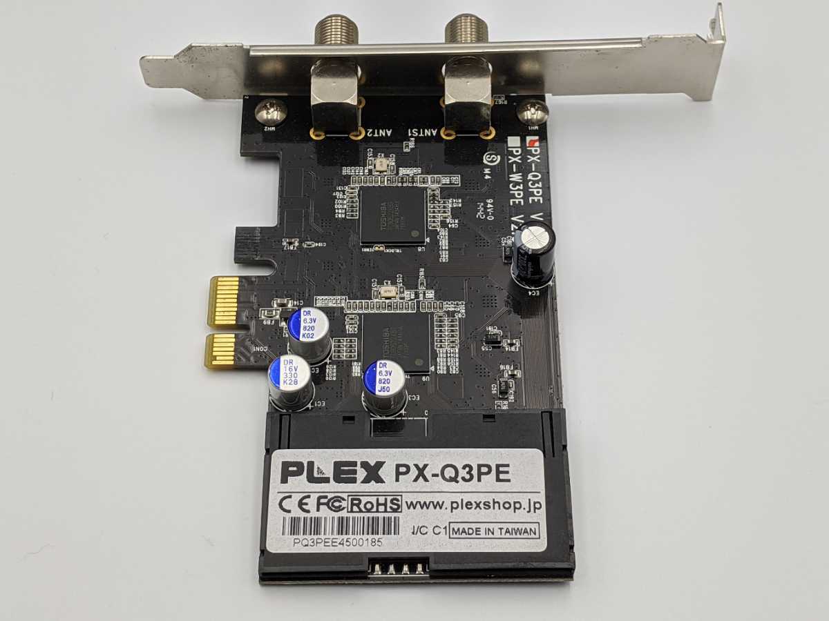 PLEX PX-Q3PE 内蔵型クアッドTVチューナー(地デジ・BS/CS) 8ch同時に