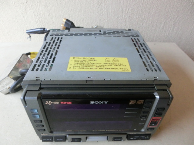 激安大特価，新作登場 SONYソニー カーオーディオ CD/MD 2DIN WX-C100REC ジャンク(ソニー)｜売買されたオークション情報、yahooの商品情報をアーカイブ公開 - オークファン ソニー
