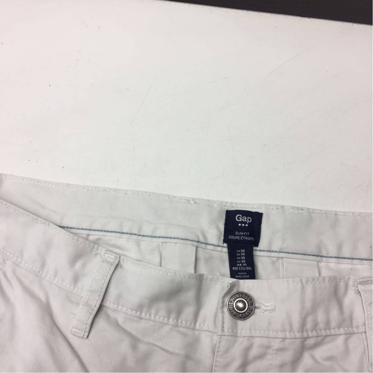 Gap ギャップ Slim Fit メンズパンツ 白パンツ ボトムス 91 175 90a 大きいサイズ ホワイト 626sbg その他 売買されたオークション情報 Yahooの商品情報をアーカイブ公開 オークファン Aucfan Com