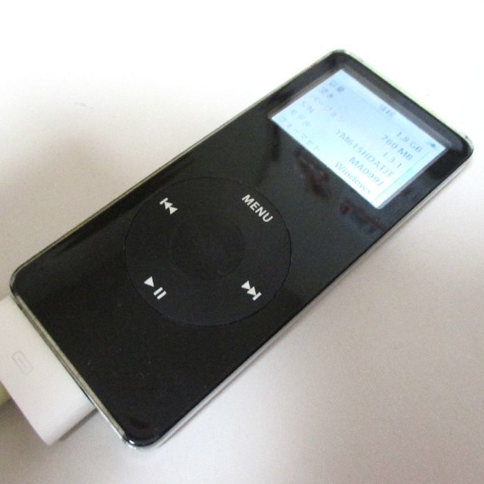 Apple ipod nano 第1世代 交換プログラム品 / MA099J / A1137 / 第一 