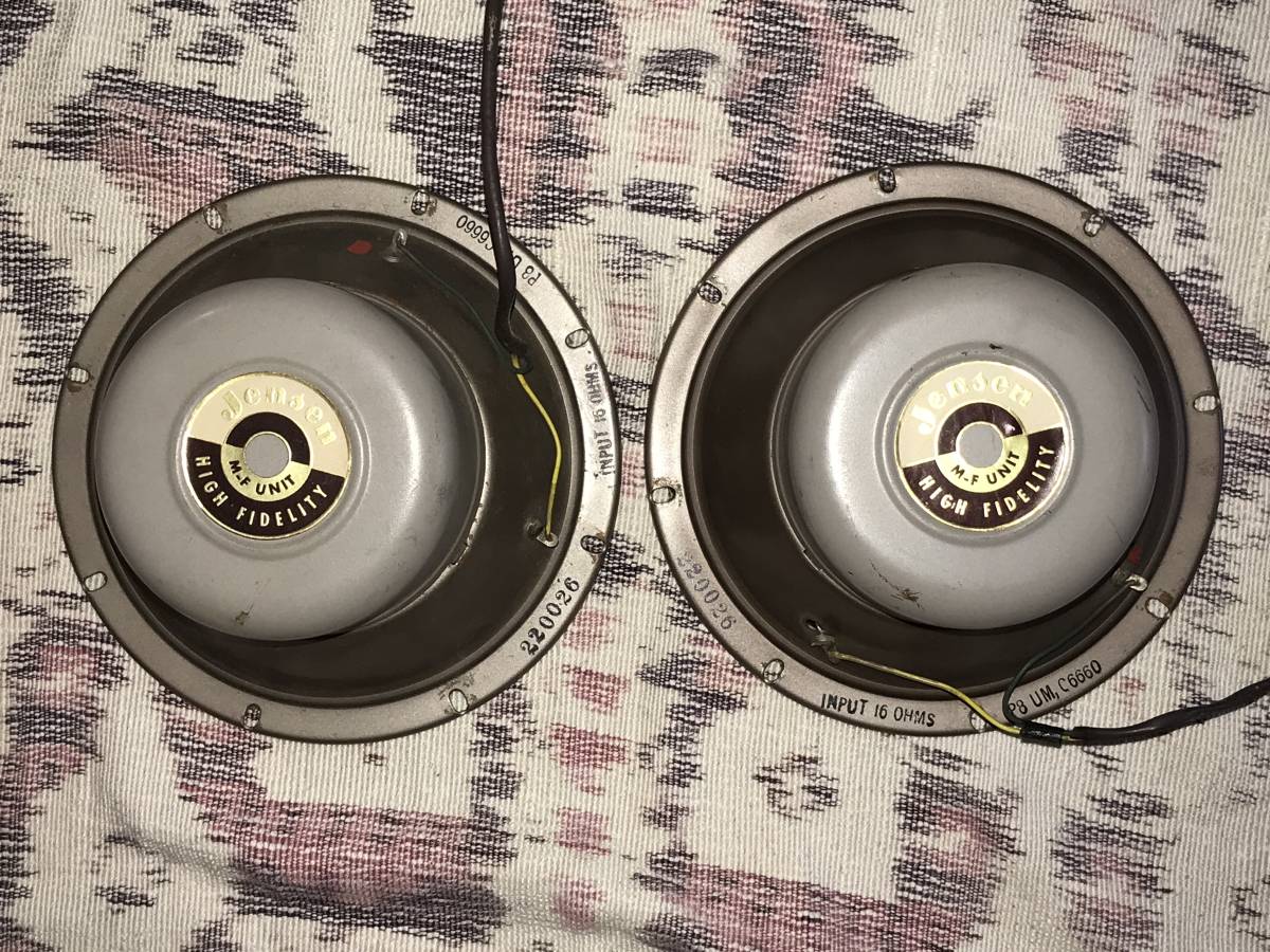 JENSEN P8R ジェンセン 8インチスピーカー 保管品 Jensen JENSEN P8R