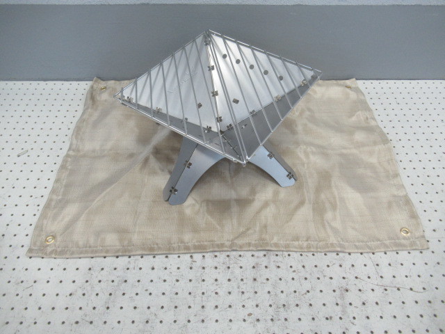 未使用品】テンマクデザイン フラット焚き火台・収納ケースセット TM