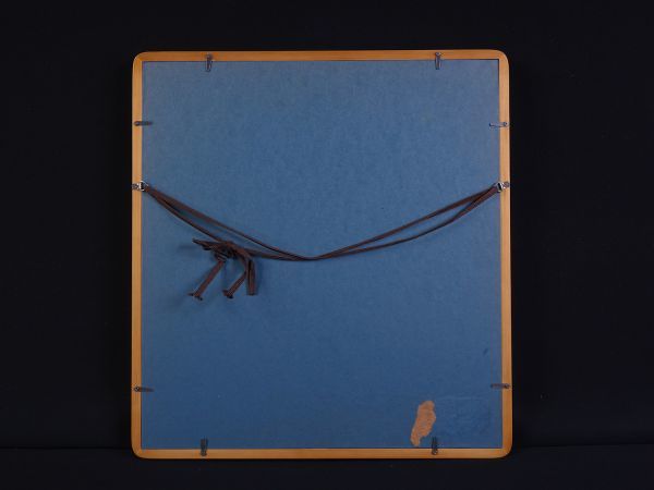 TR974. 日展評議員【大津鎮雄】画 油彩「薔薇」 静物画 額装 / 油絵画