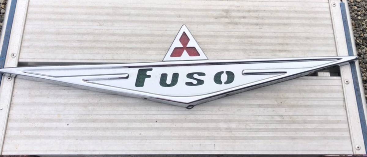 メッキFUSOバスマークアンドン（フソーバスマーク）大 FUSO アンドン 