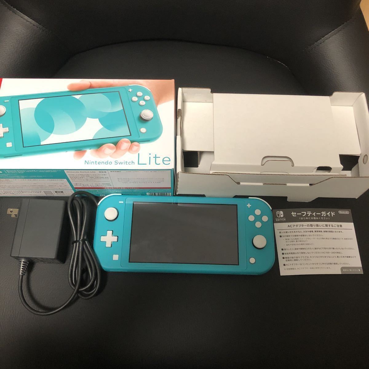 秋田道 【美品新古】任天堂Switch Lite ターコイズ