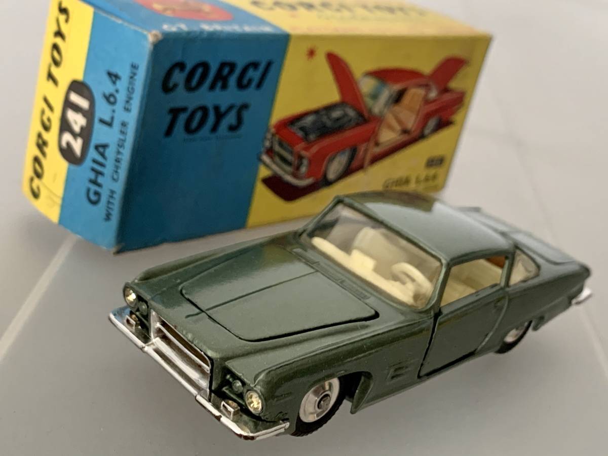 Corgi 241 Chrysler Ghia L.6.4 Avec Boîte (repro) – Bon état – Miniature De Collection