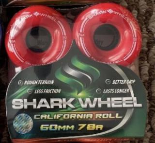 SHARK WHEEL シャークウィール 60mm レッド 60mm シャークウィール 78a