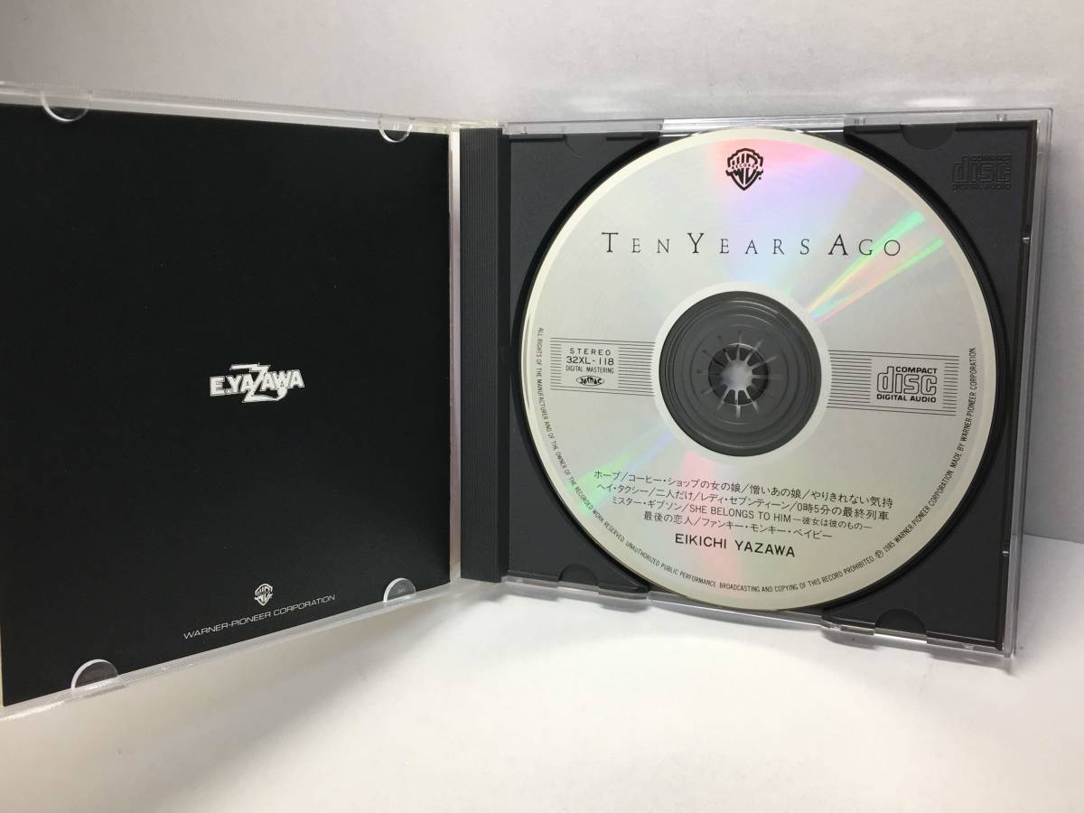 矢沢永吉 CD シール帯 テン・イヤーズ・アゴー AGO YEARS 旧規格 TEN