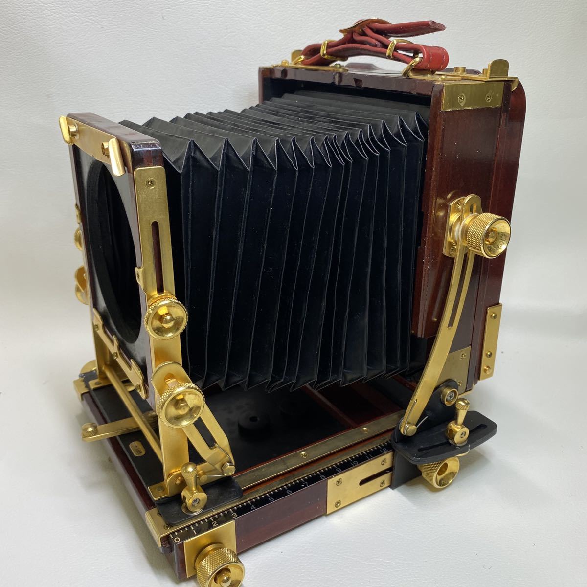 TACHIHARA タチハラ Fiel 4×5 Stand 型番 8x10 Tachihara 美品 赤蛇腹 