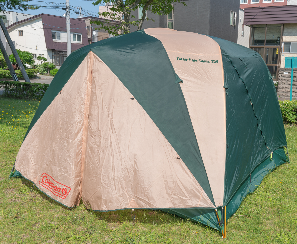 お得，品質保証 20B0238 5 札幌 Coleman コールマン スリーポール 300 149T8350J 7人用テント アウトドア キャンプ(～7人用)｜売買されたオークション情報、yahooの商品情報をアーカイブ公開 - オークファン ～7人用