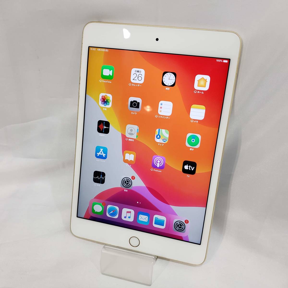 セール最安価格 ☆超美品 Apple iPad mini4 Wi-Fiモデル 32GB ゴールド