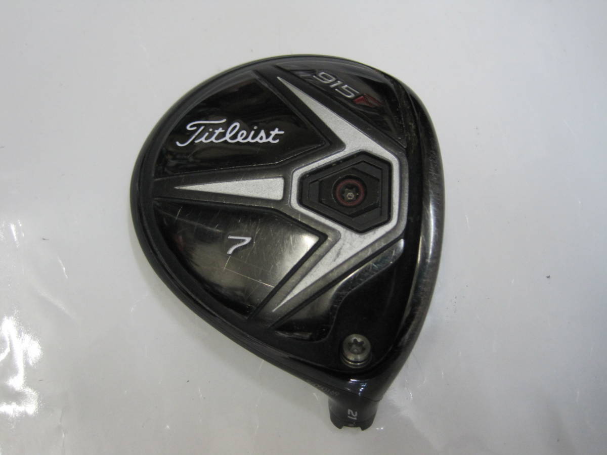 【新作入荷，人気】 ヘッド/7W タイトリスト 915F 21&deg; 215g(タイトリスト)｜売買されたオークション情報、yahooの商品情報をアーカイブ公開 - オークファン 男性右きき用
