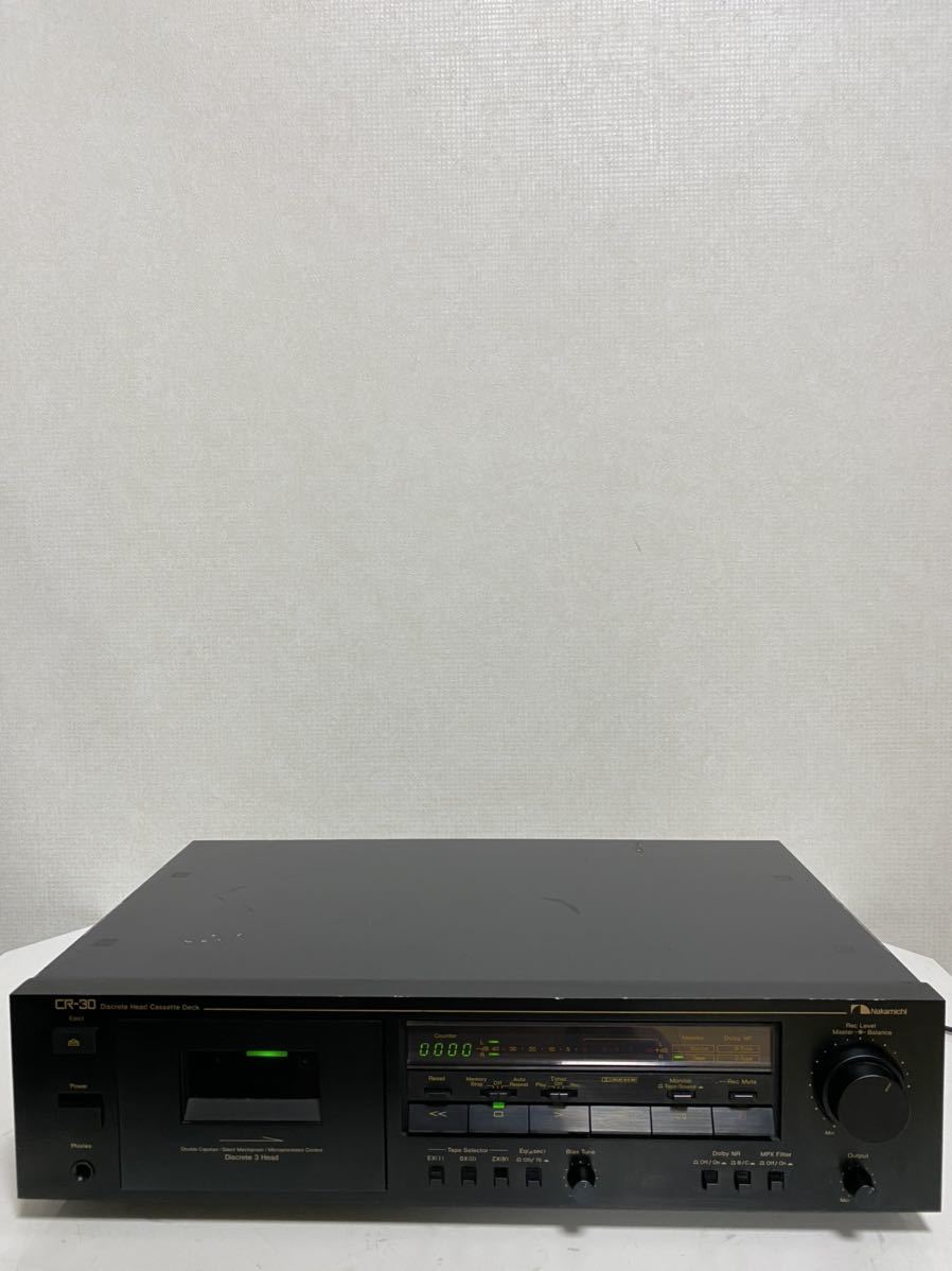品質保証，新作 Nakamichi ナカミチ カセットデッキ CR-30