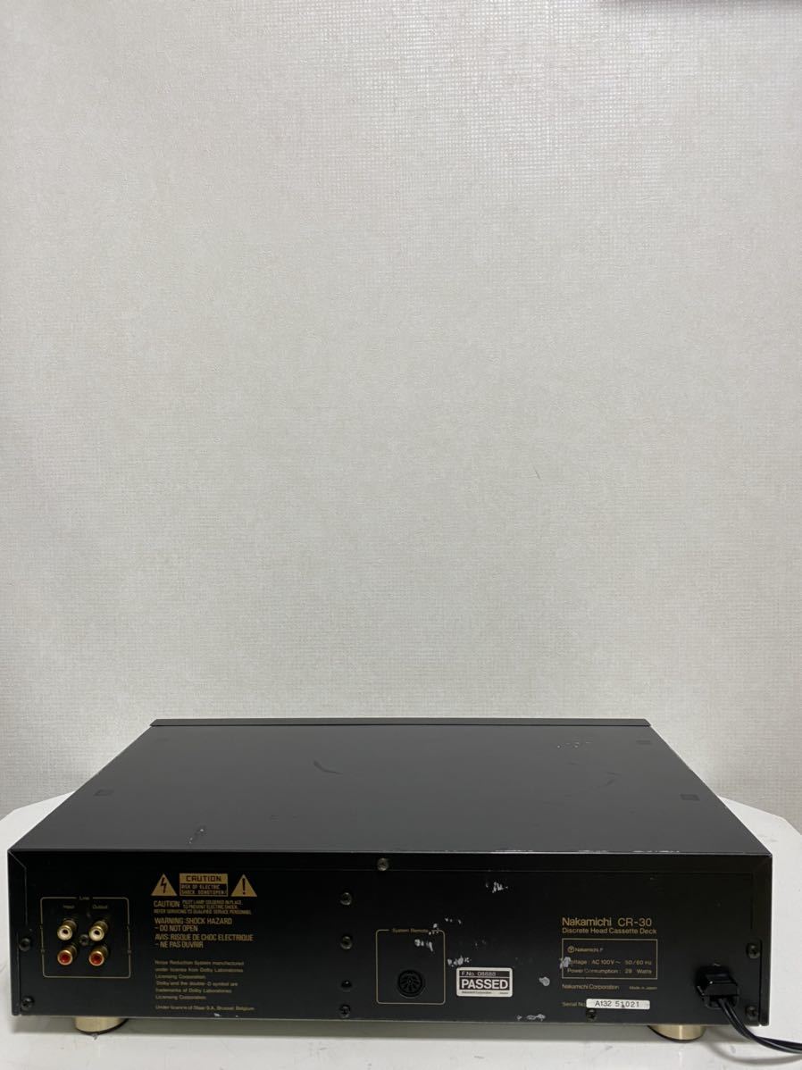 品質保証，新作 Nakamichi ナカミチ カセットデッキ CR-30