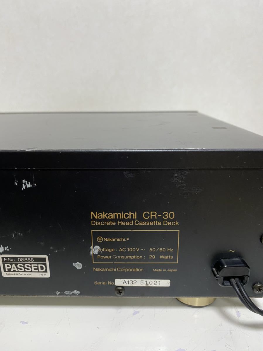 品質保証，新作 Nakamichi ナカミチ カセットデッキ CR-30