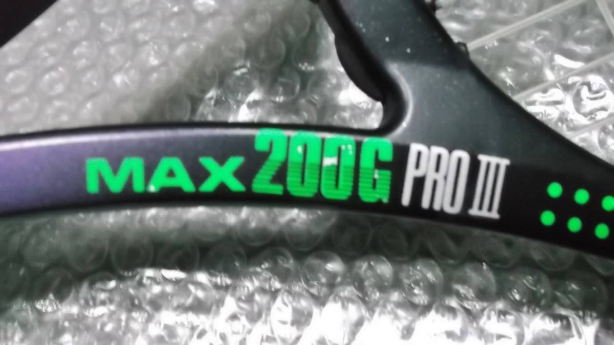 テニスラケット ダンロップMAX200G PROⅢ ケース付き DUNLOP MAX200G
