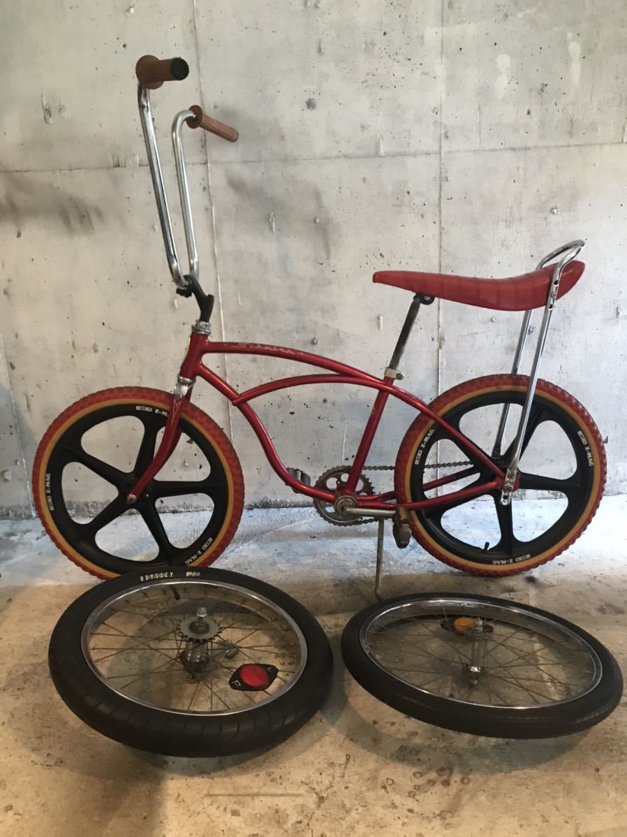 定番人気，HOT schwinn stingray シュウィン スティングレイ 1975製 キャストホイール コースターブレーキホイール 赤 ビンテージ(その他)｜売買されたオークション情報、yahooの商品情報をアーカイブ公開 - オー その他