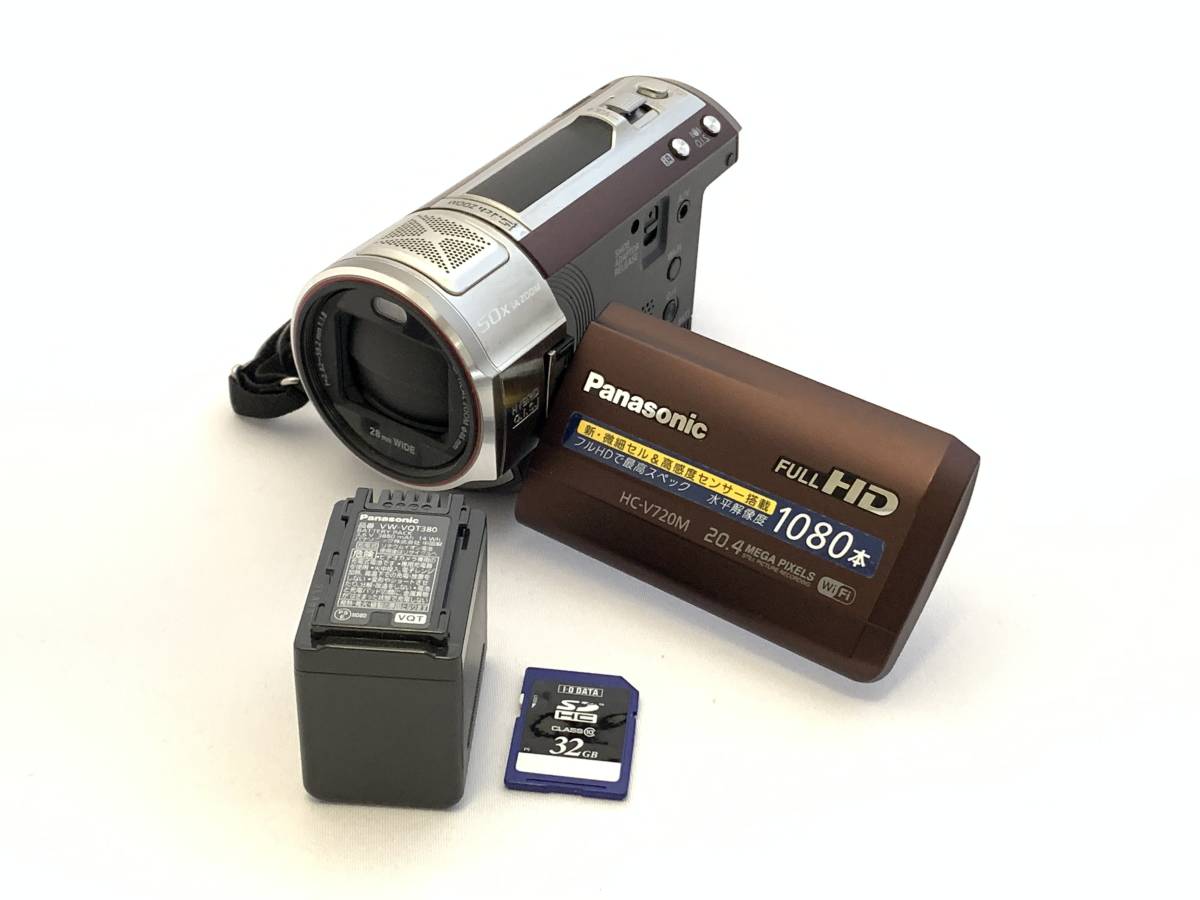 お得，人気SALE Panasonic ビデオカメラ HC-V720M パナソニック デジタル ハイビジョン カメラ(パナソニック)｜売買されたオークション情報、yahooの商品情報をアーカイブ公開 - オークファン パナソニック
