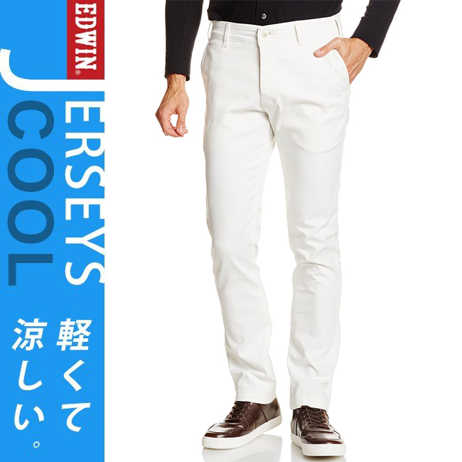 高品質，低価 EDWINエドウィン ジャージーズオンオフゴルフホワイトストレッチERK03C-18/M 8690円を(82cm～)｜売買されたオークション情報、yahooの商品情報をアーカイブ公開 - オークファン パンツ、スラックス
