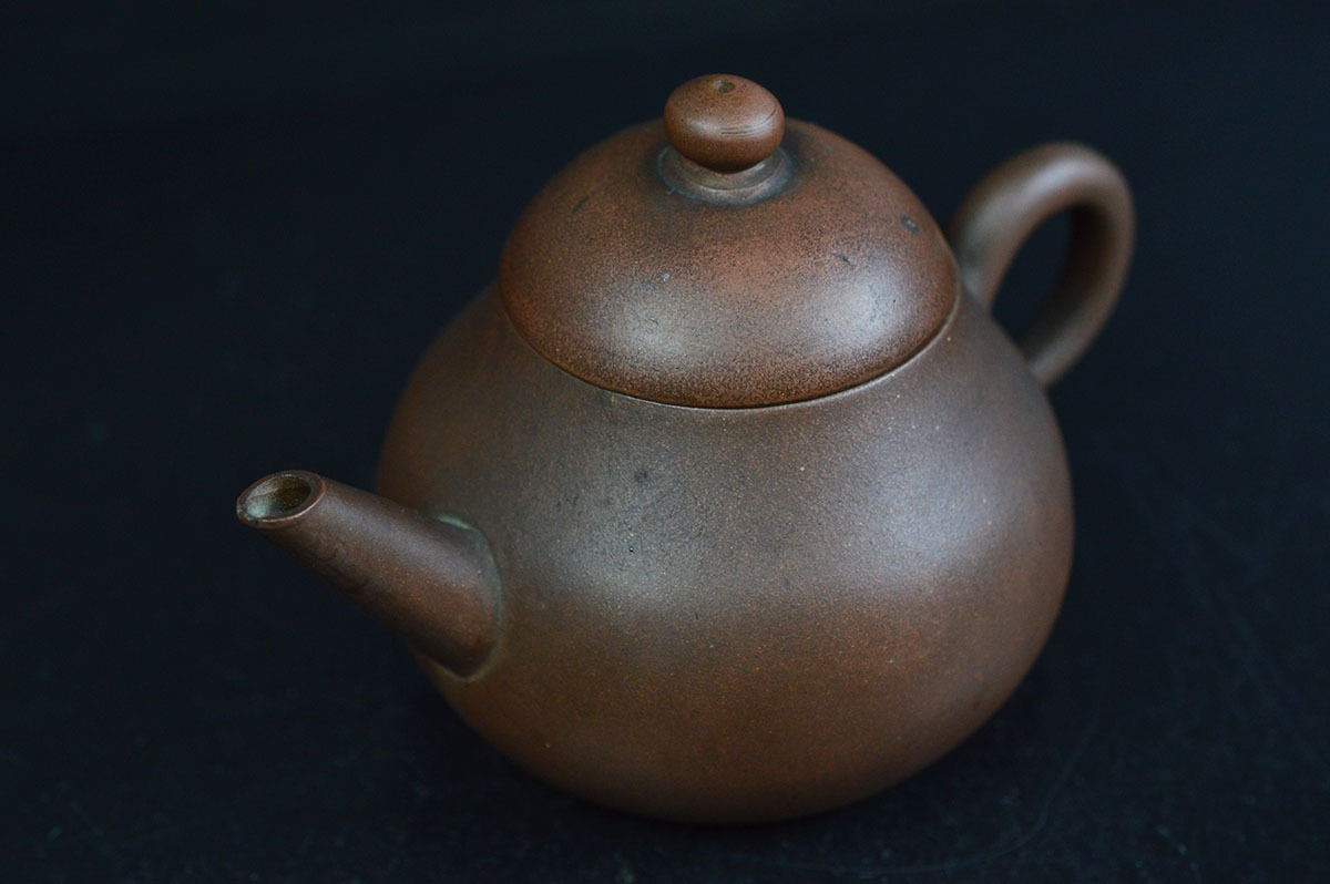 朱泥 急須 唐物 中国古玩 茶壷 煎茶道具 紫泥 款 紫砂壷