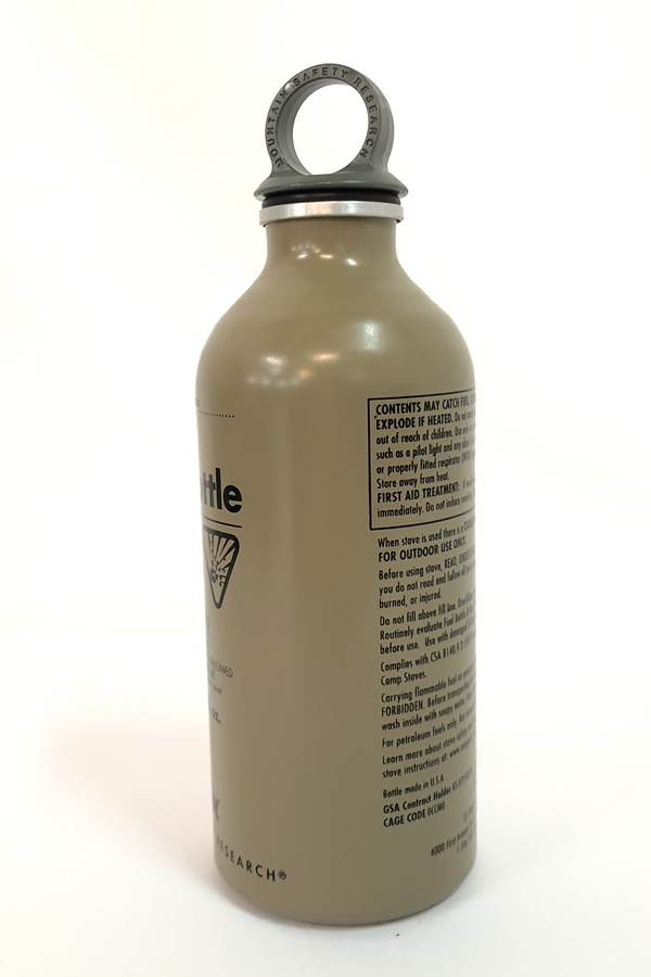 MSR ヒューエルボトル 燃料ボトル ミリタリー 軍 限定 極上 カナダ軍 MSR <BR>ブラック ミリタリー 11oz<BR>フューエルボトル