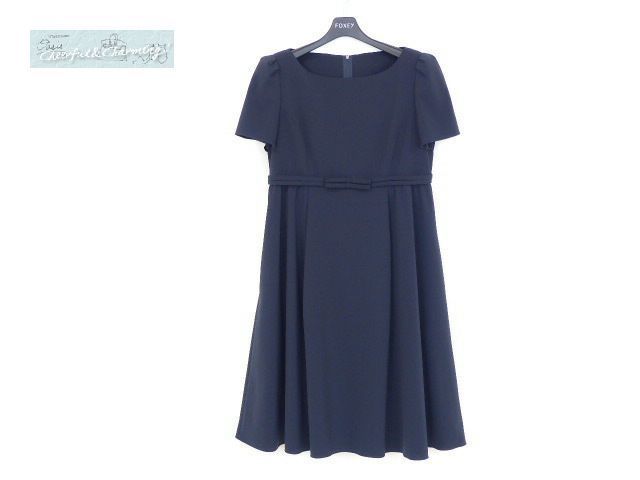 FOXEY NEWYORK レディロイヤルドレス ワンピース 38 ミッドナイト