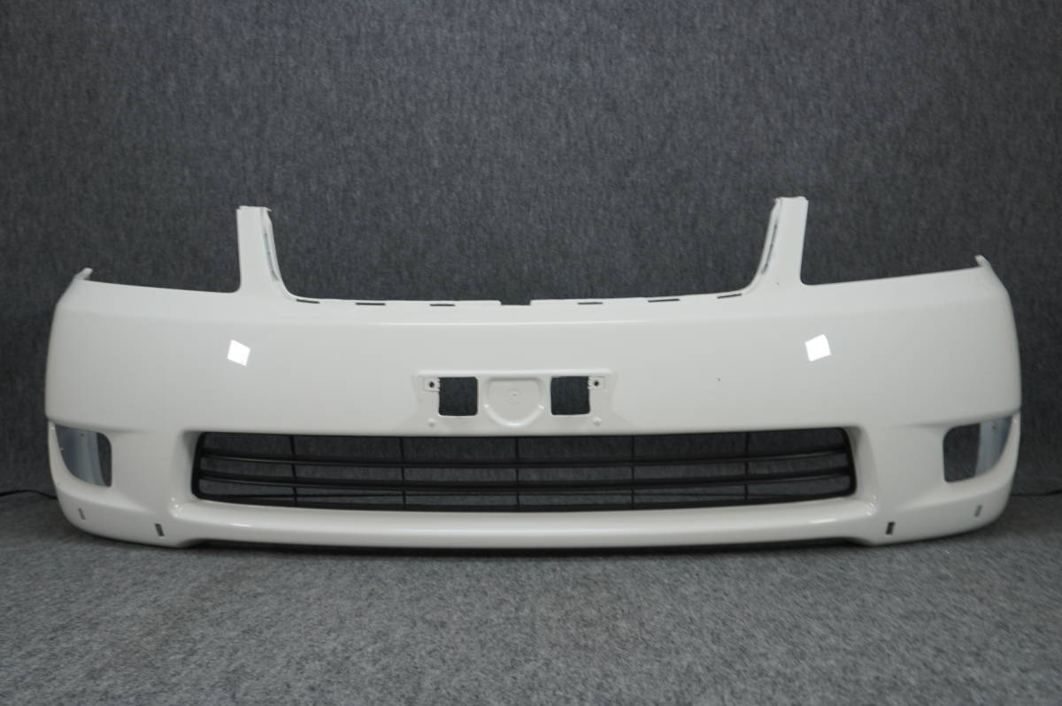 NZE120/NZE121/NZE124 後期 カローラ フィールダー 純正 フロントバンパー 52119-12A30 スーパーホワイトII/040 7612-2