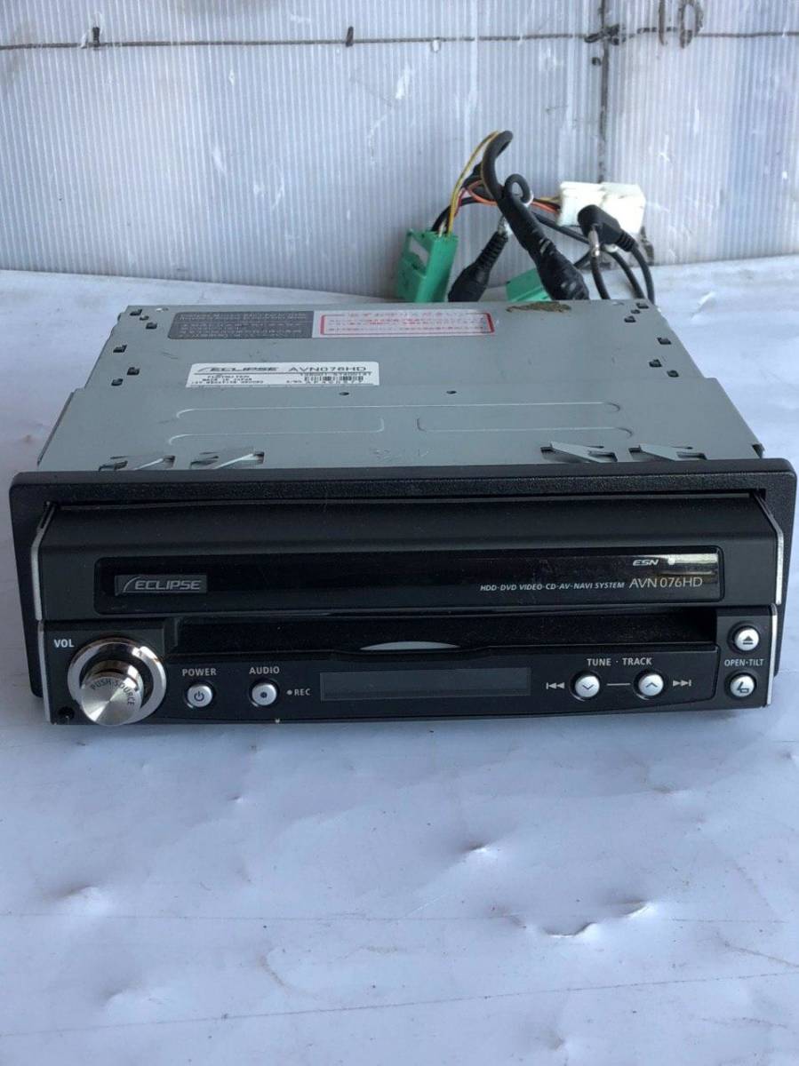 イクリプスHDDナビ AVN076HD 1DINサイズ イクリプス ECLIPSE AVN076HD HDD ナビ 純正 中古 イクリプスHDDナビ