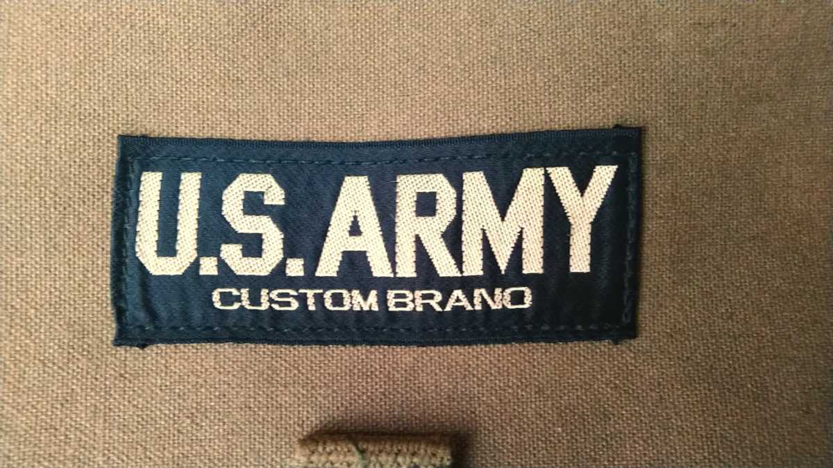 アーミー 金ロゴ ビンテージ 旧車 振分バッグ 80年代 立花 当時物 army US