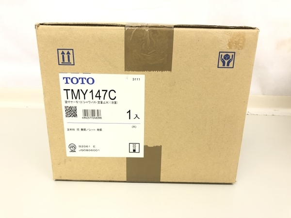 未使用 TOTO TMY147C 浴室用 壁付サーモスタット混合栓 水栓金具 K4913084