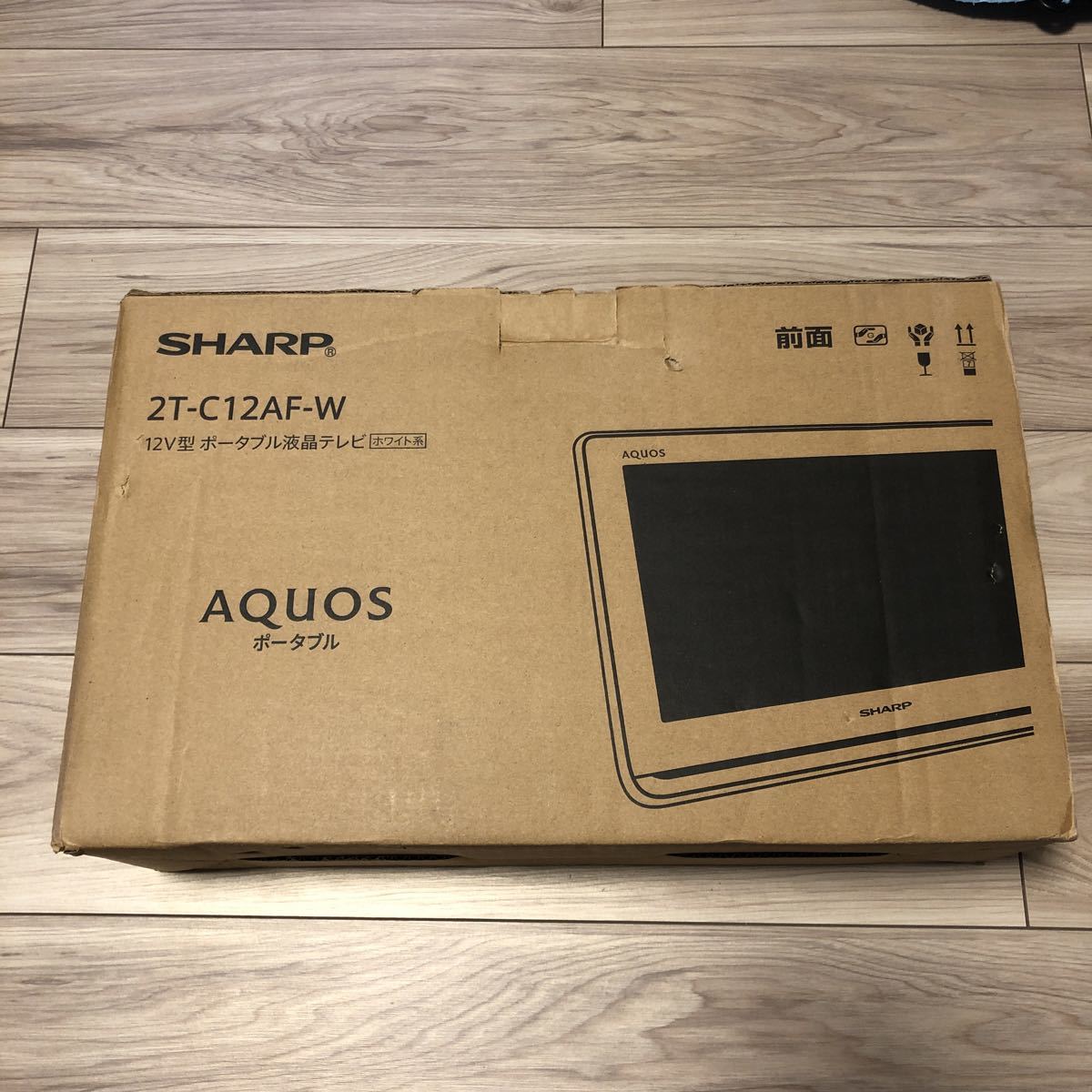 SHARP AQUOS 2T-C12AF ポータブルテレビ ブラック 18年製