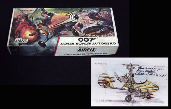  n049 007 リトルネリー オートジャイロ 1/24 AIRFIX OZ初版箱+操縦者スケッチL判写真付 ボンド 007は二度死ぬ ショーン コネリー(乗り物)｜売買されたオークション情報、yahooの商品情報をアーカイ 乗り物