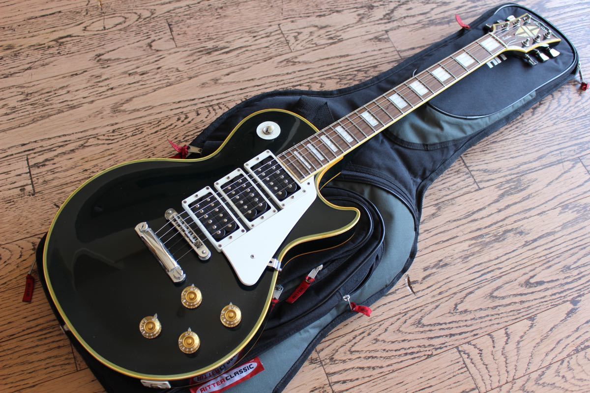 Aria Pro II アリアプロ2 LES PAUL レスポール3ハムバッカー黒 エレキ