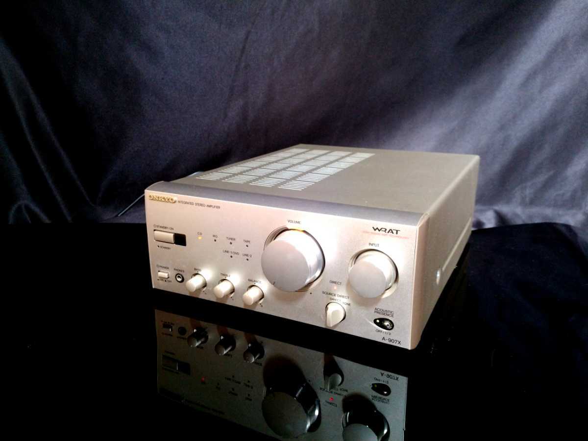 ONKYO A-907X プリメインアンプ オンキョー - A シルバー A-907X(S