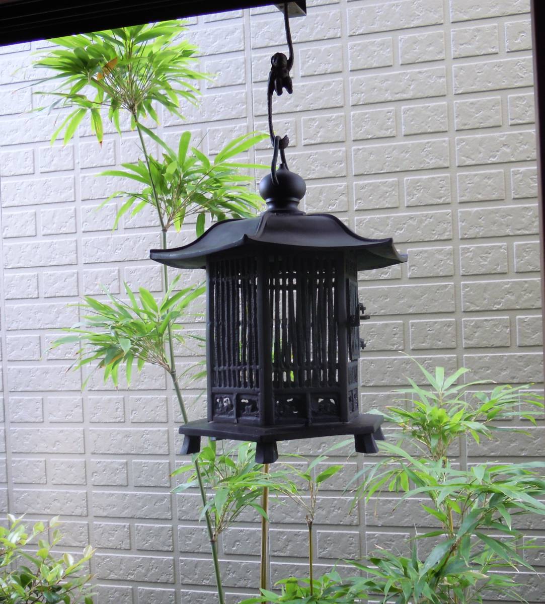 □古芦屋写 宮島釜（鹿地紋）「佐藤浄清」（共箱）＜略歴紙付＞ 本物