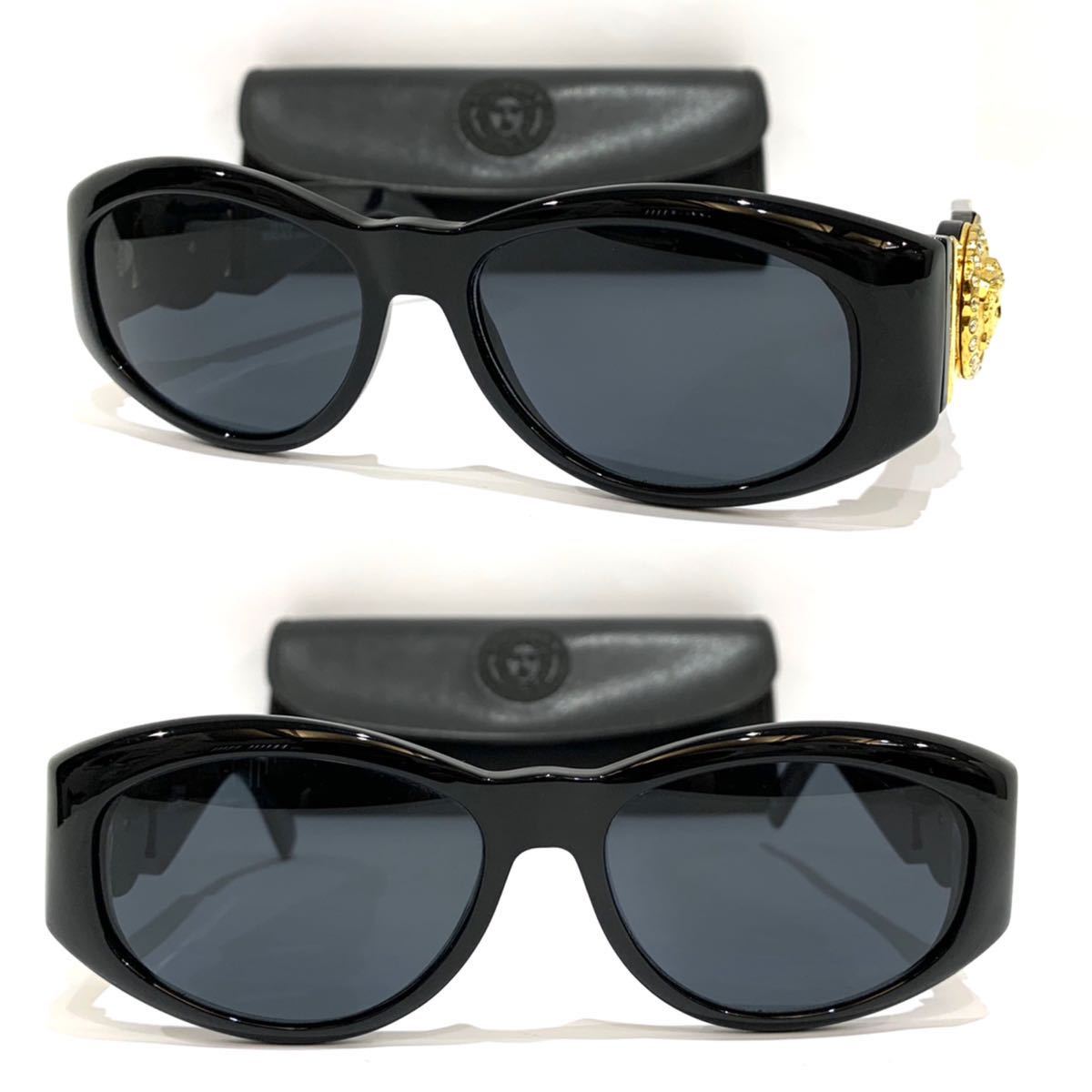 90s GIANNI VERSACE ジャンニ ヴェルサーチ MOD.424 ラインストーン 