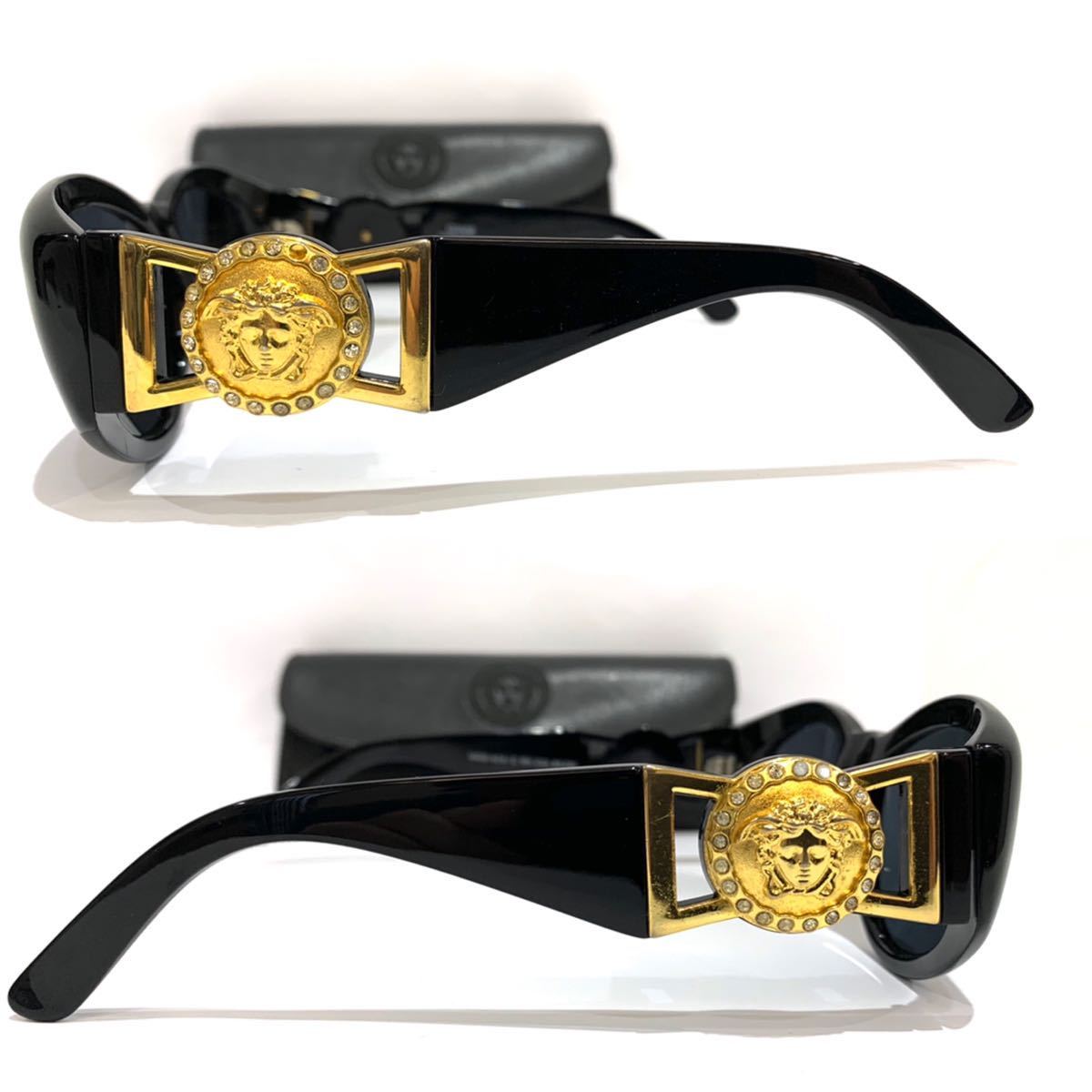 90s GIANNI VERSACE ジャンニ ヴェルサーチ MOD.424 ラインストーン 