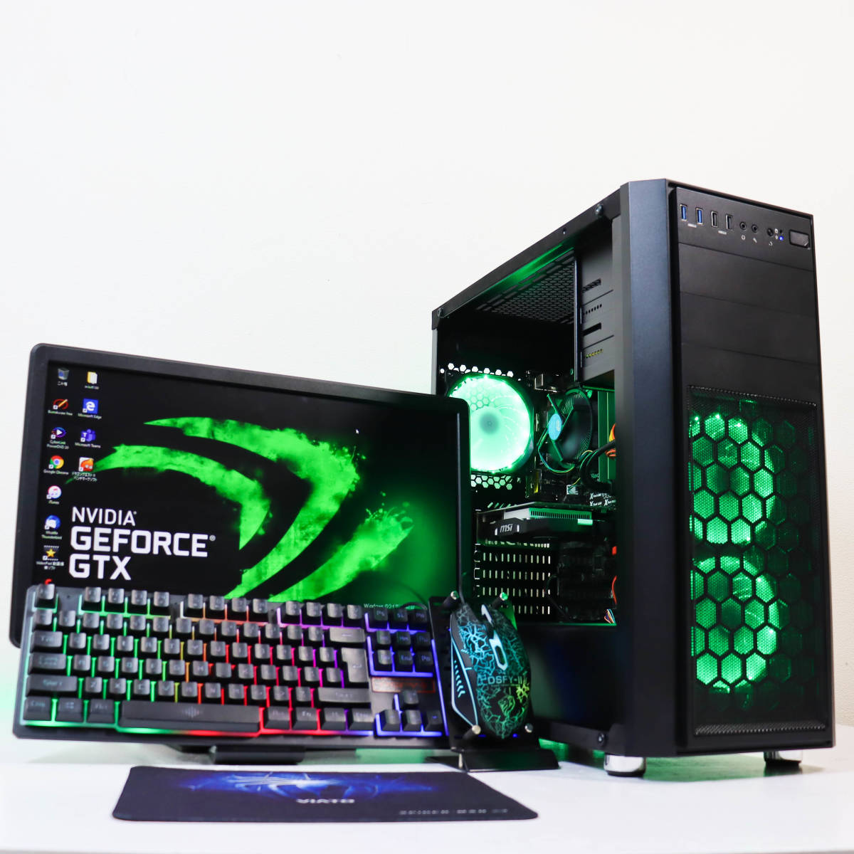 極品ゲーミングPC一式セット i7-4770/GTX1050/FX/株/ストレージ5700GB 