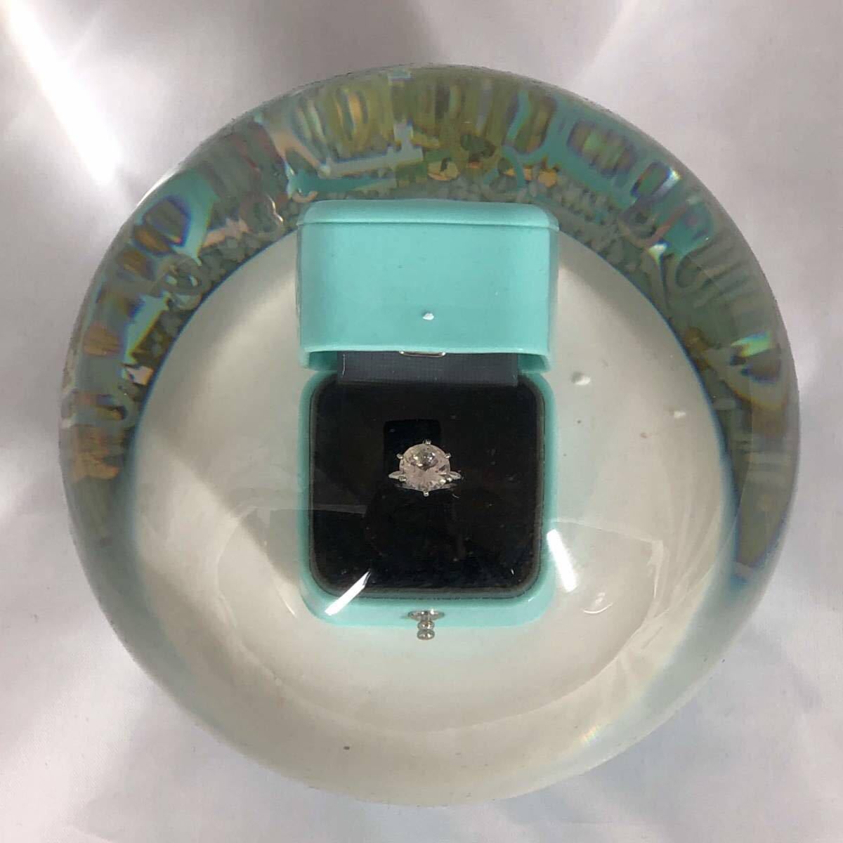 新品☆TIFFANY ティファニー スノードーム エンゲージリング
