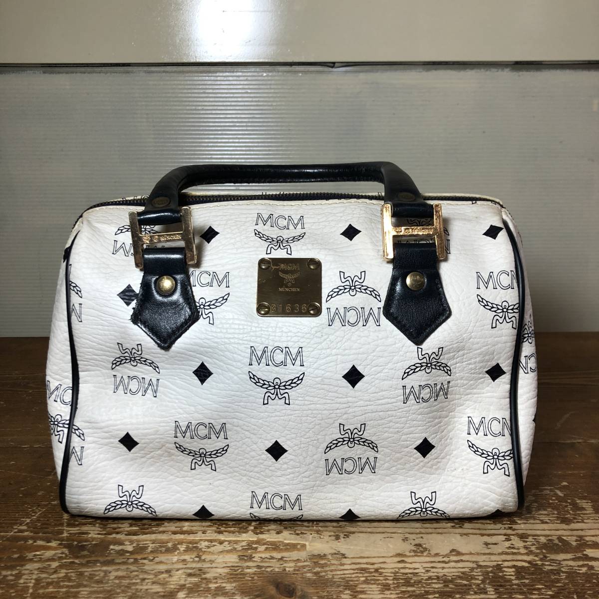 MCM エムシーエム ロゴグラム ミニボストン ミニボストンバッグ バッグ