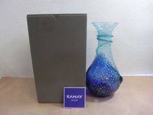 希少Chevalier 切子グラス花瓶KAMAY GRASS カメイグラス