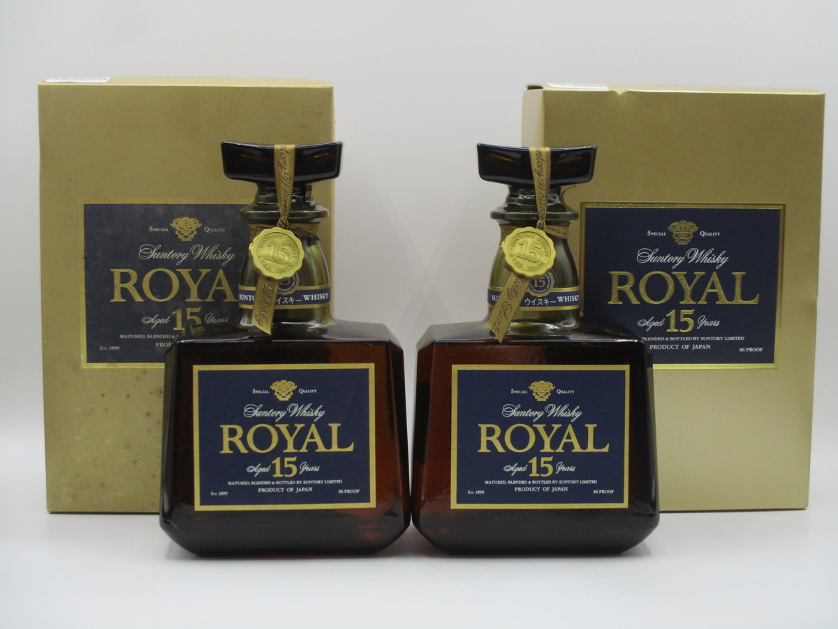 サントリー  15年 750ml 2本セット サントリー ローヤル 15年 ウイスキー ROYAL 2本セット｜Yahoo