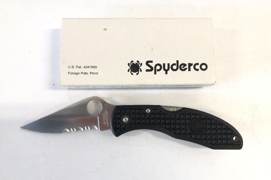安い，2026 東京 Spyderco スパイダルコ #1011 DELICA デリカ 半波刃 右利 フォールディングナイフ(ハンティングナイフ、狩猟刀)｜売買されたオークション情報、yahooの商品情報をアーカイブ公開 - オークファ ハンティングナイフ、狩猟刀