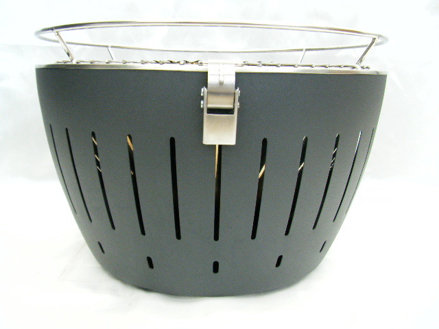 ロータスグリル G340 レギュラーサイズ | R grill Lotus LOTUSGRILL メルカリ 無煙炭火バーベキューコンロ - グリル LotusGrill（ロータスグリル） レッド ダークグレー 収納袋付きの