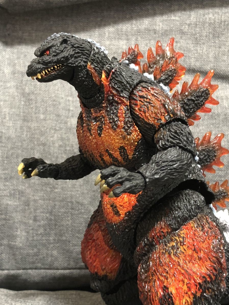 リペイント S.H.MonsterArts ゴジラ1995 デスゴジ バーニングゴジラ