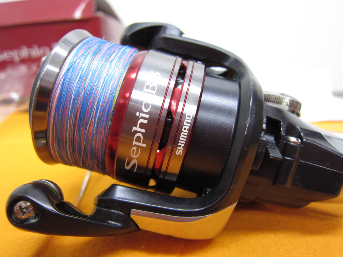 ☆C3000S 13sephia BB シマノスピニングリール 一回使用小傷 PE付き