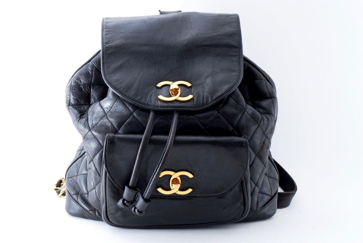 CHANEL シャネルマトラッセ デカココマークチェーンリュック シールギャラ付 CHANEL ココマーク シャネル チェーンリュック 公式通販 リュック