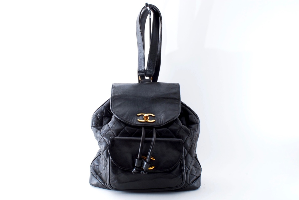 CHANEL シャネルマトラッセ デカココマークチェーンリュック シールギャラ付 CHANEL ココマーク シャネル チェーンリュック 公式通販 リュック