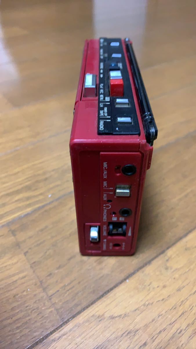 昭和レトロ カセットレコーダー　AIWA HS-J2 カセットボーイ　SANYO MR-JJII ステレオカセットプレーヤー　希少　レア　ジャンク_4