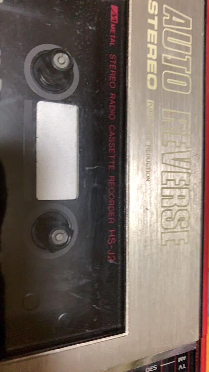 昭和レトロ カセットレコーダー　AIWA HS-J2 カセットボーイ　SANYO MR-JJII ステレオカセットプレーヤー　希少　レア　ジャンク_5